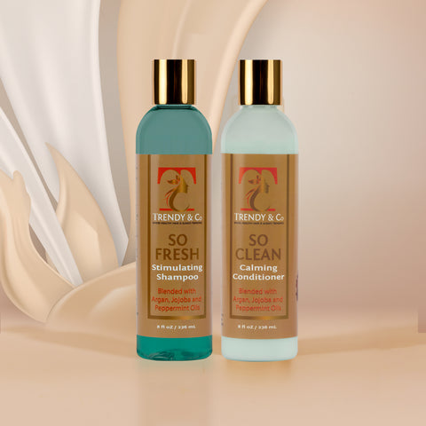 "So Fresh & So Clean" Stimulating Shampoo and Calming Conditioner